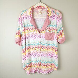 Matilda Jane sz L women Heart to Heart pajama top Be Mine